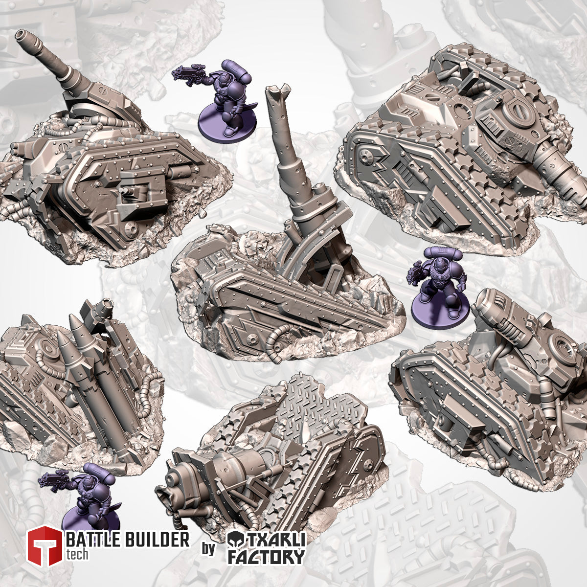 Txarli Factory - Destroyed Tanks