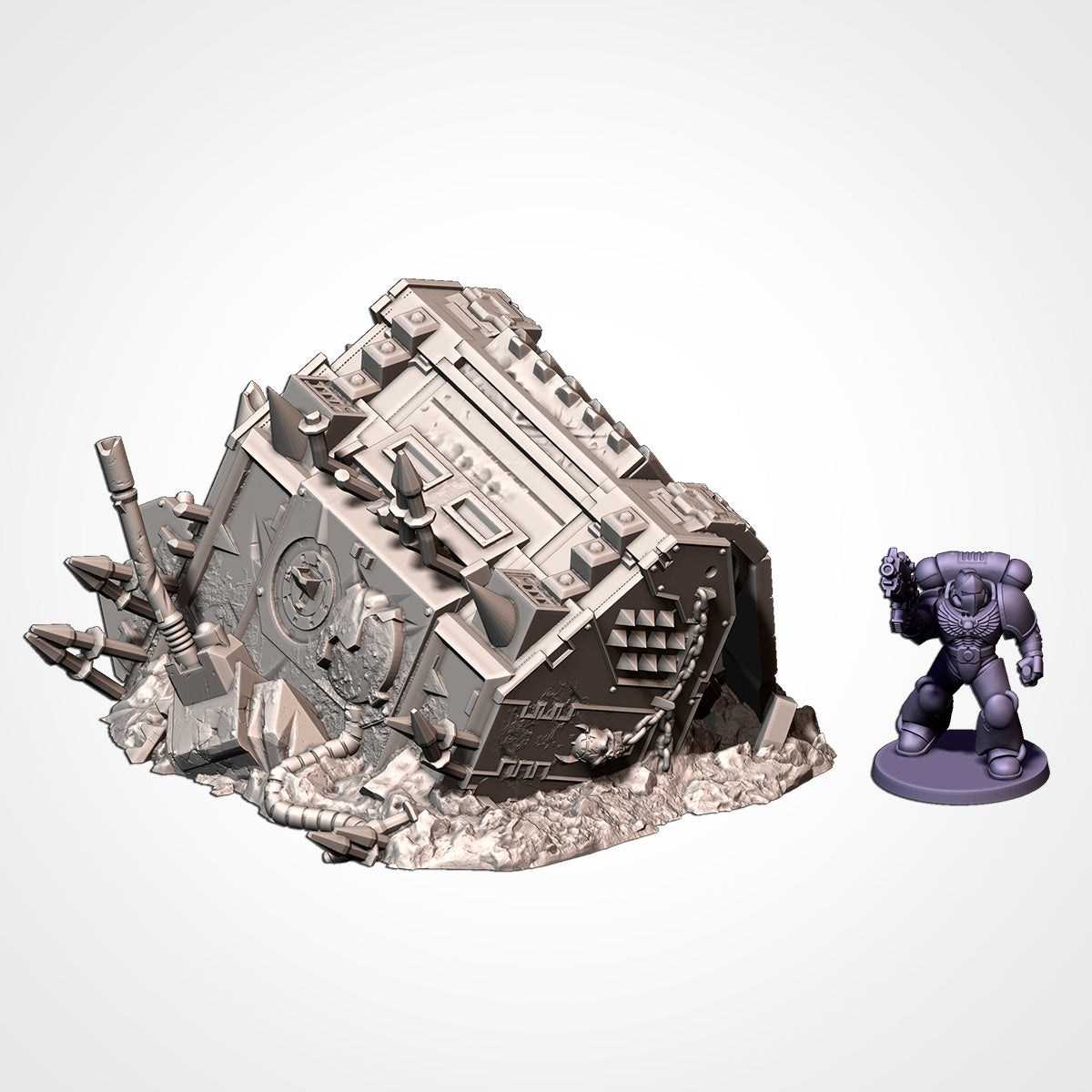 Txarli Factory - Infernal Tank Destroyed