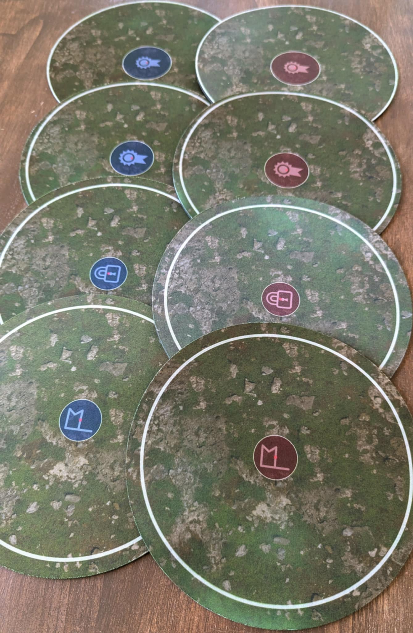 Objective Markers - Warmachine Steamroller 2025 Objective Set - Grass