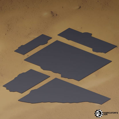 11th Edition Foldable terrain - Gothic Set