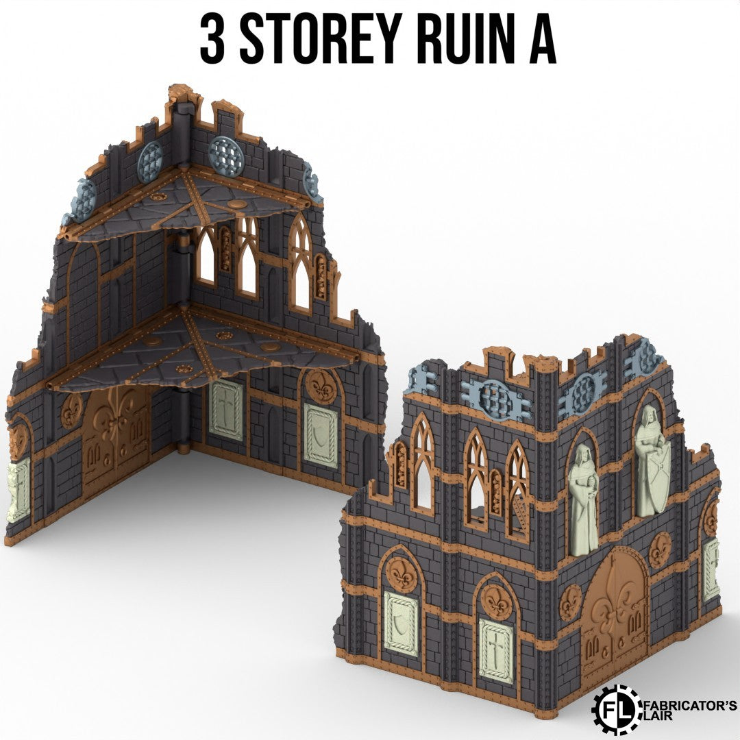 11th Edition Foldable terrain - Battle Nun Set
