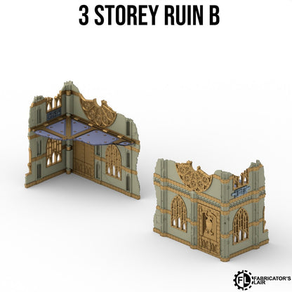 11th Edition Foldable terrain - Gothic Set