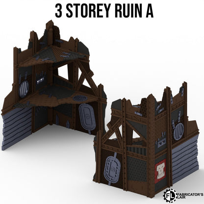 11th Edition Foldable terrain - Greenskin Set
