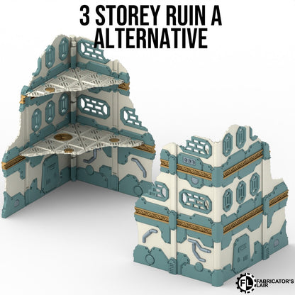 11th Edition Foldable terrain - Space Dwarf Set