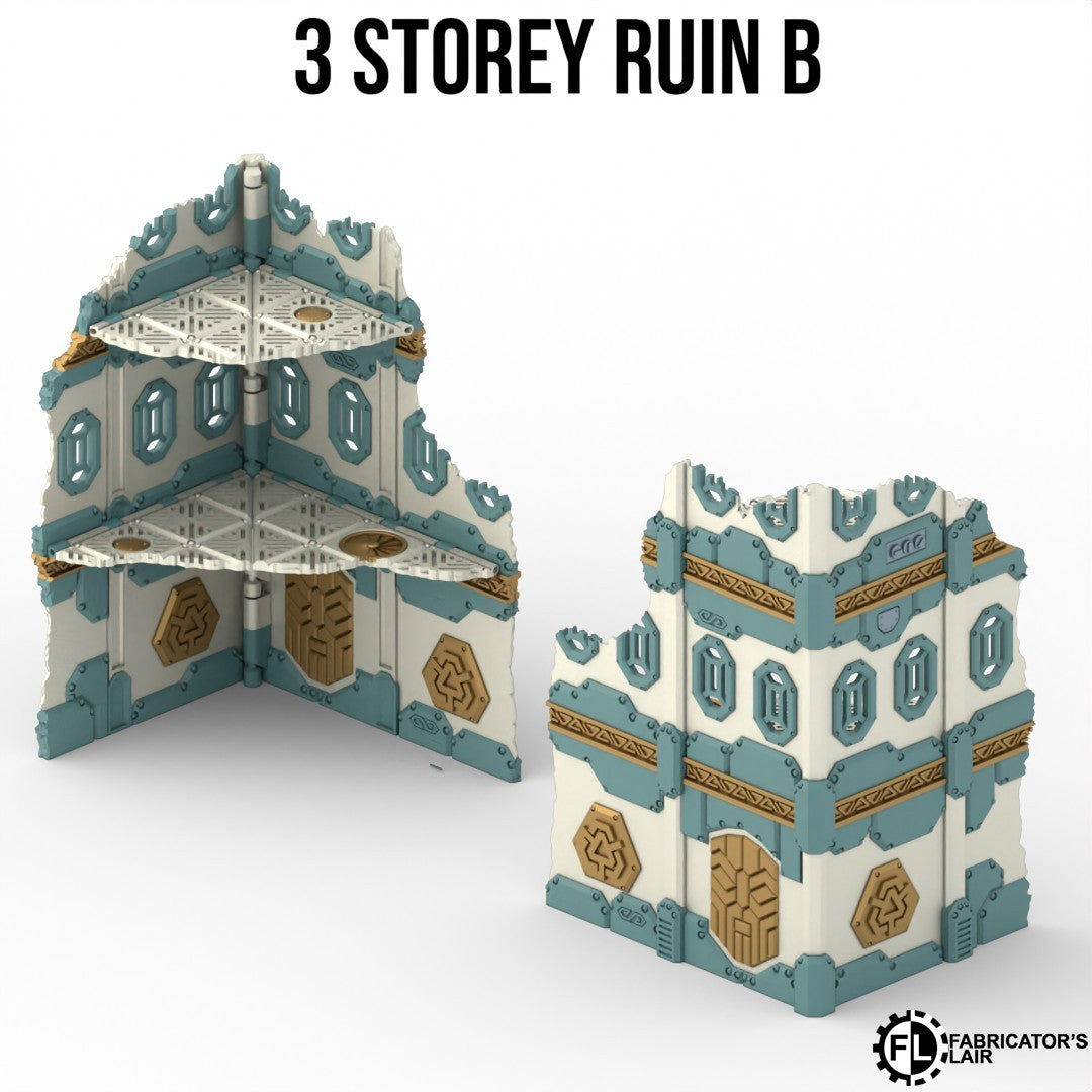11th Edition Foldable terrain - Space Dwarf Set